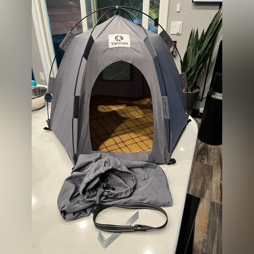 Gray Pet Tent
